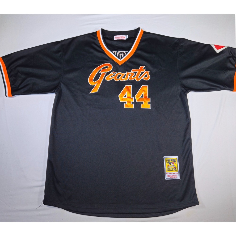 Mitchell & Ness San Francisco Giants Willie McCovey 44 Jersey Black Size 56 3XL